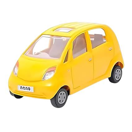Tata Nano Toy Car (Yellow)